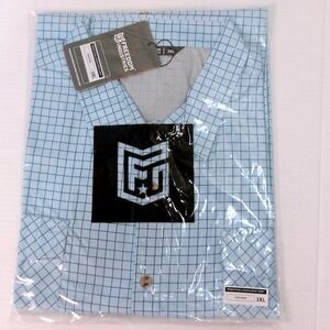 Freedom‎ Industries Freestone Longsleeve Shirt Mens 3XL Button Down Plaid /#9169